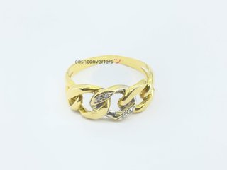 anillo oro 18k con diamante