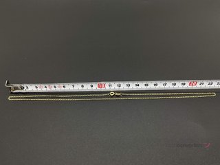 collar oro 18k 23cm