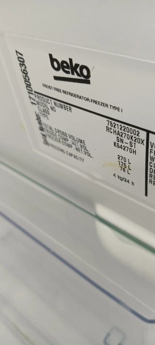Nevera Beko FREEZER Acero Inoxidable