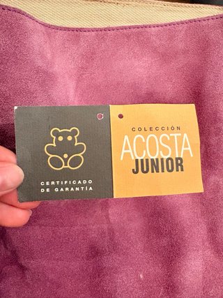Bolso Acosta Junior burdeos flecos