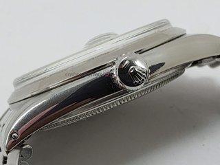 reloj pulsera caballero rolex oyster perpetual datejust 1600 (recien revisado casa oficial y correa original)
