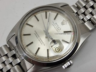 reloj pulsera caballero rolex oyster perpetual datejust 1600 (recien revisado casa oficial y correa original)
