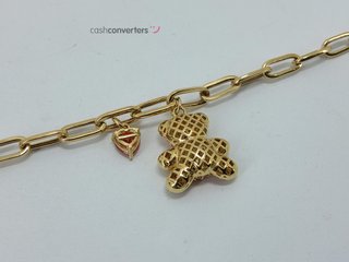 pulsera oro 18k con piedra con circonita