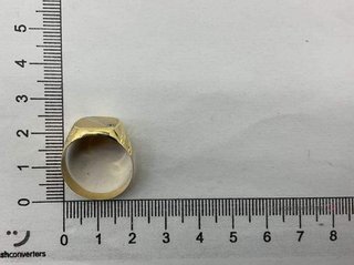 sello oro 18k con piedra con circonita t. 20 (19,1 mm)