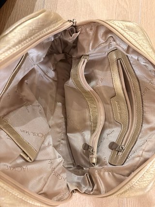 Bolso Jackie Jean dorado metalizado vintage