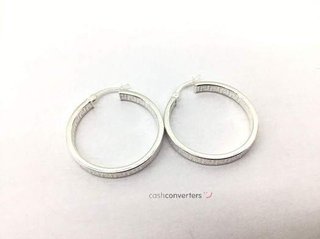 argollas plata 925mm