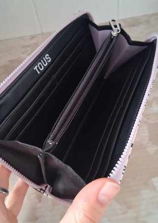 Cartera Tous Beige y Negra