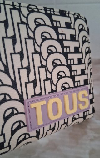 Cartera Tous Beige y Negra