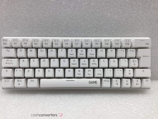 teclado alfanumerico game gmkh-60 white