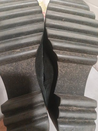 Botines negros tacón plataforma talla 37