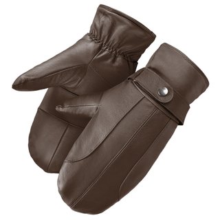 Guantes de piel Harssidanzar invierno