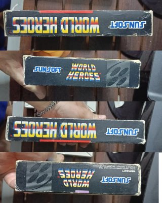 World Heroes SNES PAL Super Nintendo