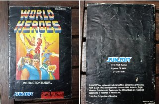 World Heroes SNES PAL Super Nintendo