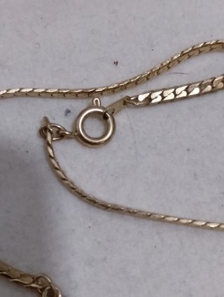 Collana vintage con strass