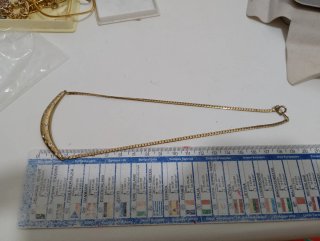 Collana vintage con strass
