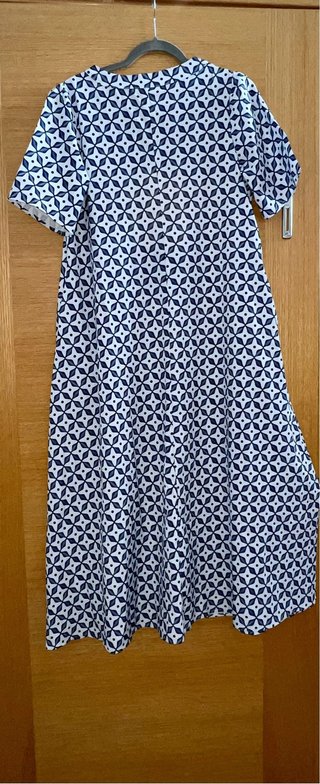 Vestido largo estampado Noracora