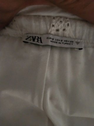 Vestido blanco Zara