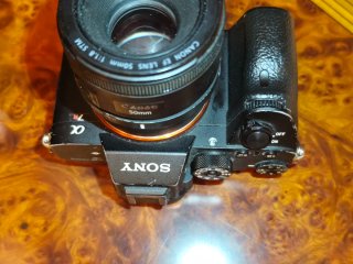 Sony A7R III + Lente Canon 50mm f1.8 + Sigma MC-11
