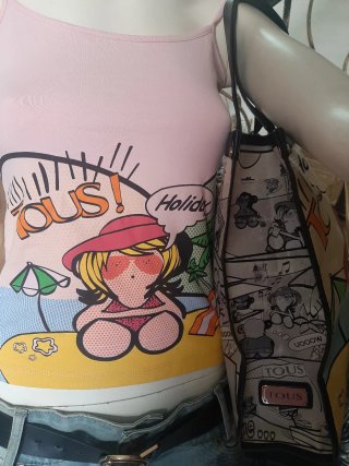 Bolso Tous Original Multicolor y camiseta a juego