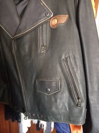 Chaqueta cuero Mustang