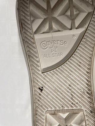 Zapatillas Converse Piel Blancas T.35.5