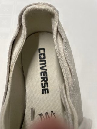 Zapatillas Converse Piel Blancas T.35.5