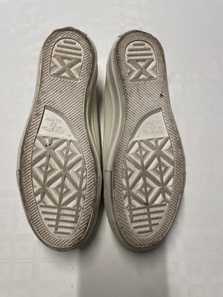 Zapatillas Converse Piel Blancas T.35.5