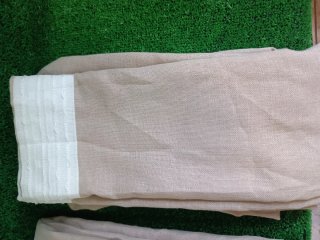Cortinas de lino beige