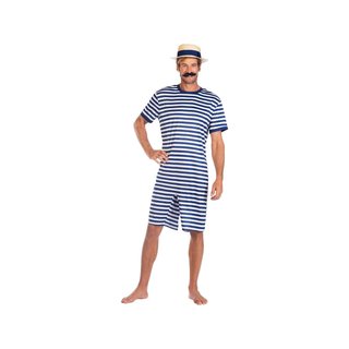 Amscan disfraz bañador adulto rojo retro