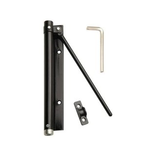 Muelle puerta aluminio anodizado plateado Wolfpack