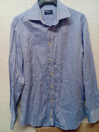 Camisa Vestir Fenicia 100% Algodón Made in Italy