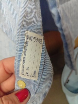 Camisa Vestir Fenicia 100% Algodón Made in Italy