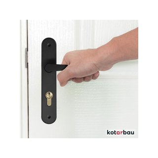 KOTARBAU manilla puerta aluminio negro clásico