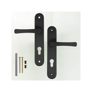 KOTARBAU manilla puerta aluminio negro clásico
