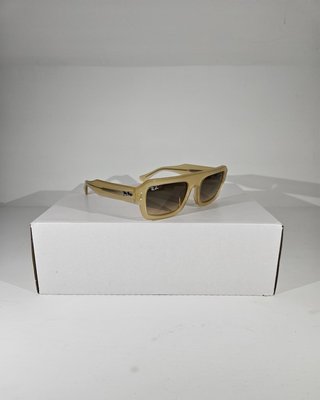 Occhiali Ray Ban Lukas Beige Trasparent