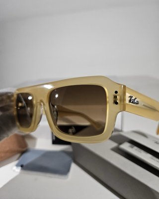 Occhiali Ray Ban Lukas Beige Trasparent