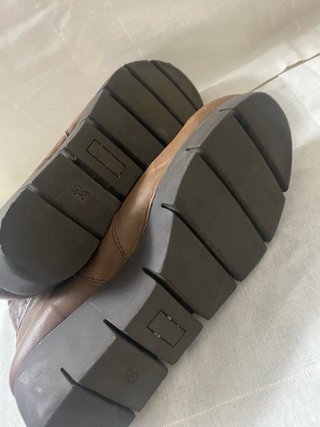 Botines piel marrón suave
