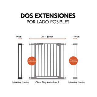 Hauck extensión barrera seguridad infantil