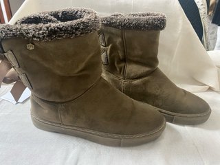 Botines mujer forro peluche
