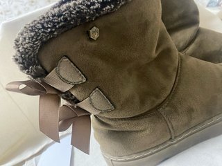 Botines mujer forro peluche