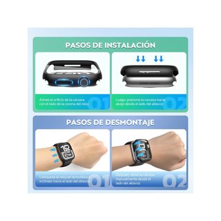 Misxi funda protectora Apple Watch Series 10/11