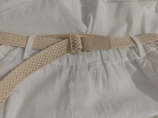 Bermudas blancas mujer