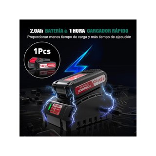 HYCHIKA taladro atornillador batería brushless
