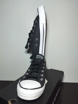 Converse All Star Cuero/Piel Negras Tall 39 Nuevo