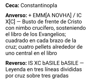Moneda follis bizantino anónimo