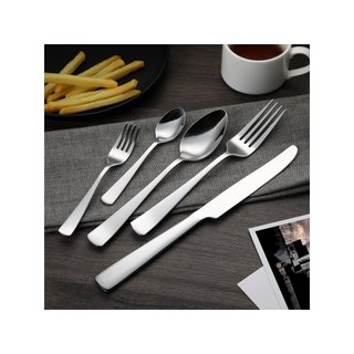 Amazon Basics juego cubertería acero inoxidable