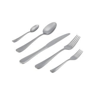 Amazon Basics juego cubertería acero inoxidable