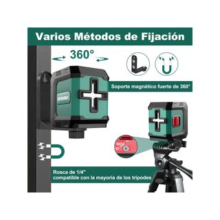 HYCHIKA B0D5CX7SFL láser verde 15m 3 brillos