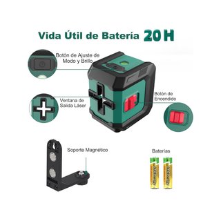 HYCHIKA B0D5CX7SFL láser verde 15m 3 brillos