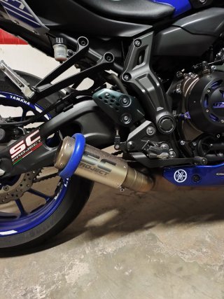 Yamaha MT-07 2020 Negra/Azul único propietario